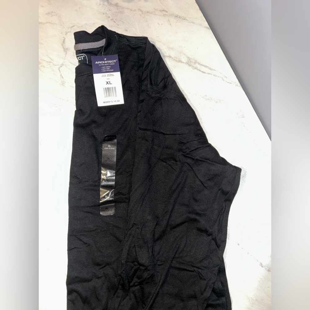 Architect Ultra Soft Black Crew